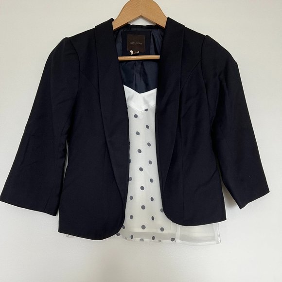 The Limited Jackets & Blazers - The Limited Midnight blue blazer